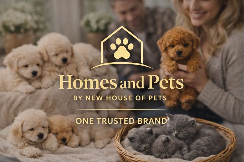 One trusted brand showing maltipoo puppies, toy poodle puppies and British shorthair kittens in a loving home environment
